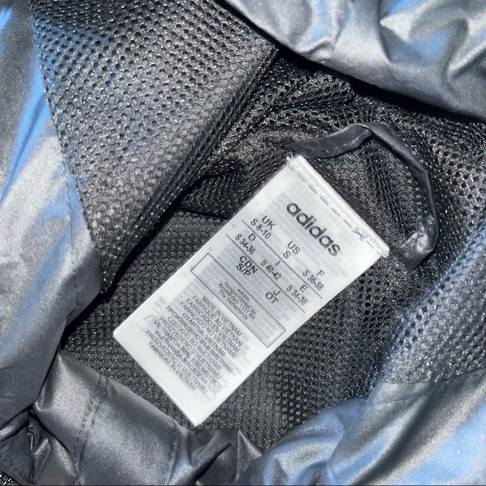 Adidas black wind jacket